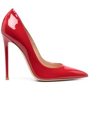 Gianvito Rossi Red Patent Stiletto Pumps 39